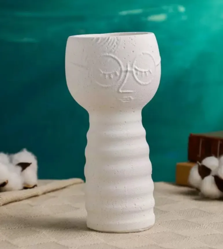 Ваза биномик белая 20,5см 9878321